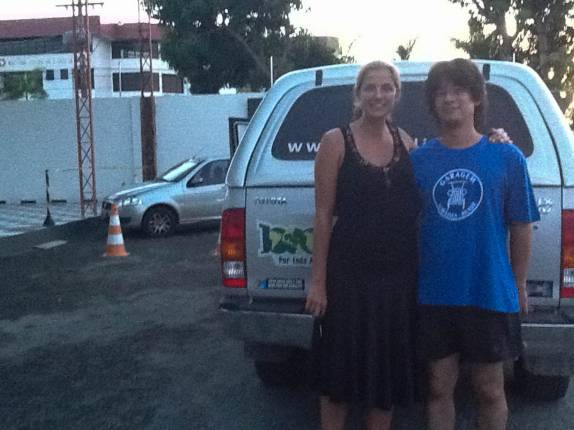 Reencontro com o Ricardo e com a Fiona, em Boa Vista, em Roraima